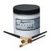 Positive Art Jacquard fabric Textile medium Colorless Extender 8 oz  Acts a fabric medium  Add to fabric Textile paint to increase Transparency 3 brushes set