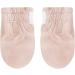 Soft Cotton Newborn Baby Mittens - Adjustable No Scratch Gloves for Infants 0-5 Months - Pink - Buy Online on GoSupps.com