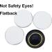 10 Pairs 25mm Owl Bird Glass Eyes for Art Dolls, Sculptures, Masks, Taxidermy - Flatback Design - Buy Online on GoSupps.com