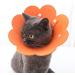 Tecatty Pets Calant Crauses Anti-Delicious Adjustable Cat Collar | Lightweight Elizabethan Collar (S Orange) - Protect Your Cat's Comfort - Buy Online on GoSupps.com