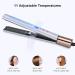 IG INGLAM 1 Round Flat Iron - 2 in 1 Infrared Hair Straightener & Curler Negative Ion Technology Rose Gold Professional Hair Tool for Gifts - Dual Voltage 110-240V - Buy Online on GoSupps.com