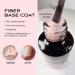 Sincero Salon - Nautral Rose Gel Nail Polish Base Coat 6ml - Extra Strong Nail Strengthener For Damaged Nails - Gel Base Coat - Nail Varnish - Gel Polish Nail Art - LED UV Gel Nail Polish Natural Rose - Buy Online on GoSupps.com