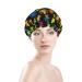Colorful Tree Frogs Shower Cap for Women - Elastic, Waterproof, Reusable Bath Hat for Short to Long Hair - Buy Online on GoSupps.com