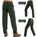 Jessie Kidden Men's Waterproof Hiking Pants | Fleece Lined Insulated Soft Shell Winter Pants | Cargo Green Large - Buy Online on GoSupps.com