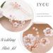 IYOU Bridal Hairpins - Rose Gold Sparkling Crystal Pearl Hair Accessories for Women & Girls (2 Pieces) - Buy Online on GoSupps.com
