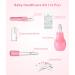 30 in 1 Baby Healthcare & Grooming Kit | Portable Electric Nail Trimmer Set | Newborn Nursery Care Essentials with Medicine Dispenser & Haircut Tools - Pink - Buy Online on GoSupps.com
