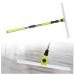 Silicone Brooms for Floor Cleaning with 51 Long Handle Silicone Broom Squeegee for Floor for Smooth Floors Rugs Windows Large:50 130cm