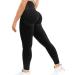 YEOREO Scrunch Butt Lift Leggings for Women Workout Yoga Pants Ruched Booty High Waist Seamless Leggings Compression Tights #1 Black Medium