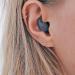 Buy Reusable Silicone Ear Plugs | Noise Reduction & Sound Blocking for Sleep Swimming Concerts - Comfortable & Durable (Black - Buy Online on GoSupps.com