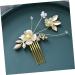 minkissy 4 Sets Hair Accessories Wedding Hair Comb Bride Hair Decor Bridal Rhinestone Headpiece Hair Decorations Pearl Trim Bride Hairpin Romantic Bridesmaid Rhinestones Zinc Alloy - Buy Online on GoSupps.com