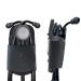 Aiotve Stethoscope Holder-Stethoscope Clip Hip Holder Premium Leather Handmade Clip-on Stethoscope Hip Holder for Easily Accessible Hygienic Stethoscope Attachment for Physicians/Nurses(Black)