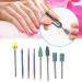 8pcs Tungsten Steel Nail Drill Set - Polishing & Grinding Heads for Manicure Dead Skin Removal and Nail Polish Accessories - Ideal for Nail Studios & Home Use - Buy Online on GoSupps.com