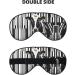 Black White Milk Cow Sleep Mask | Adjustable Soft Blindfold for Relaxation Travel & Meditation - Buy Online on GoSupps.com