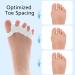 WLLHYF Gel Toe Separator Toe Spacers Soft Gel Pedicure Kit Bunion Corrector Hammer Toe Straightener Toe Corrector for Men Women Toenail Polish Grooming (White) - Buy Online on GoSupps.com
