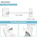 Child Safety Locks | No Drill Window & Cabinet Childproof Locks | 2-Piece Safety Kit for Kids & Pets - White - Buy Online on GoSupps.com
