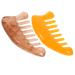 Plafope 2 pieces massage comb massage plate head massage tool scrapping foster tool scalp massage device Schaubebrett massage comb for head stencil massage comb Guasha board