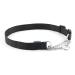 Ancol Heritage Nylon & Chain Check Collar Black 35 - 45cm Sz 2-4 Black 35-45 cm