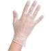 Mira Pak Disposable Clear Vinyl Gloves Box of 100|Perfect for Food Prepping/Dish Washing/Cleaning/Cooking|Single Use Only M (100 Count) - Buy Online on GoSupps.com