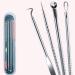 Yueser 16-Piece Blackhead Remover Comedone Squeezer Set - Stainless Steel Tool Kit with Storage Box for Effective Skin Treatment - Buy Online on GoSupps.com