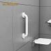 Evekare Premium Extra Strength 12 Grab Bar for Bathtubs & Showers | Stainless Steel White | ADA Compliant Handle for Elderly & Disabled - Buy Online on GoSupps.com