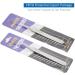 Feita Precision Eyelash Tweezers Set - Professional Straight & Curved Tweezers for Eyelash Extensions - Fine Tip - Silver - 2 Pack - Buy Online on GoSupps.com