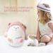 JOYRAVO Kids Travel Pillow - 2-in-1 Deformable Neck Pillow with Cute Pink Flying Bear Design for Comfortable Sleep and Play on Airplanes and Road Trips - Buy Online on GoSupps.com
