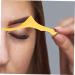 Mipcase Silicone Makeup Stencil Eyebrow Shaper Eyebrow Stencils Makeup Tools Eyebrow Trimming Auxiliary 17.3x5.9cm Yellow - Buy Online on GoSupps.com