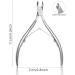FERYES Professional Cuticle Clipper - 5mm Jaw, Medical Grade Stainless Steel - 1 Piece, Silver - Buy Online on GoSupps.com