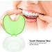 Durable Orthodontic Holder Case - Portable Denture Container with Pressure Lock Design (Light Green) | International Shipping Available - Buy Online on GoSupps.com