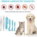 Surmounty Tick Removal Set - 6Pcs Stainless Steel Tick Tweezers & Plastic Hooks for Humans & Dogs - Complete Tick Remover Kit with 3 Sizes - Buy Online on GoSupps.com