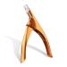 HCHGJKN Nail Clippers Manicure Phototherapy Nail U-shaped One-word Manicure Tool Crystal Fake Nail Nail Piece Tool(Gold)
