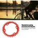 Oumefar M8000 Bicycle Single-Disc Accessories | Durable 32T Positive/Negative Tooth Disc for School Sports & Training - Buy Online on GoSupps.com