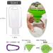 2oz Travel Bottles with Keychain - Leakproof Squeeze Bottles 10PC Set - Buy Online on GoSupps.com