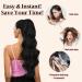 RPAEOY Ponytail Hair Hairpieces for Women 60 CM Drawstring Clip in Hair Extension Fluffy Curly Natural Synthetic Hair Fiber Wigs Replacement Wigs for Cosplay Daily Use Party Wear (Black) - Buy Online on GoSupps.com