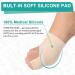 Hallux Valgus Correction Bandage with Gel Pad - Bunion Pain Relief & Toe Spreader - Night Splint for Overlapping Toes - Buy Online on GoSupps.com