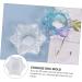 NUOBESTY 2pcs Container Silicone Storage Diy Tool Handmade Crystal Flower White Epoxy Casting Mold Making Whitex2pcs 4.4X12.5CMx2pcs - Buy Online on GoSupps.com