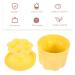 Premium Makeup Brush Cleaning Bowl Set - Ultimate Brush Cleaner & Scrubber Kit Yellow | International Shipping Available - Buy Online on GoSupps.com