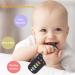 Shop Baby Silicone Bite Ring - Kachenzeuge Tehnen Soft Toy for 3-18 Months | Gums Soothing Remote Control Toy (Black) - Buy Online on GoSupps.com