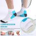 Unisex Compression Socks for Plantar Fasciitis & Heel Spurs | Venous Support for Foot Pain Relief - Buy Online on GoSupps.com