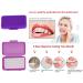 Braces Cleaning Kit - Portable Orthodontic Toothbrush & Oral Care Travel Kit - Purple - Buy Online on GoSupps.com