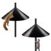 Wensdr 2 Packs Extra Large Squirrel Baffle for Bird Feeder Pole 18 Inches Outside Squirrel Guard Pole Mount Stopper Squirrel Snake Stopper