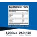 Nutricost EAA Capsules 1200mg 240 Capsules - Essential Amino Acids 120 Servings - Non-GMO Gluten Free & Vegan - Buy Online on GoSupps.com