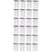 NOLITOY 24 sheets Sticker Hairlike Stickers Temporary Transfers Artificial for Shaping Transfer Eyebrow 1 count (Pack of 1) Black 2x2pcs