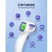 Digital Infrared Thermometer for Adults and Kids - Touchless Forehead Thermometer with Fever Alarm - FSA Eligible - Silent Mode - White - Buy Online on GoSupps.com