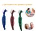 Premium Hard Denture Brush Toothbrush with Carrying Case - Pack of 6 | Multi-Layered Bristles & Portable Double Sided Brush for Denture Care - Buy Online on GoSupps.com
