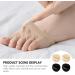 Healifty 2 Pair Invisible Adjustable Toe Socks for Women | Reusable Shoe Filler Toe Topper Liner for High Heels & Sandals - Buy Online on GoSupps.com