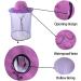 ZffXH Head Net Safari Hat with Mosquito Netting Mesh - Purple [For Men & Women] - Buy Online on GoSupps.com