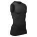 CHAMPRO Sleeveless Compression Shirt - Polyester/Spandex Medium Black