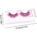 False Eyelashes 3D Glitter Eyelashes Shiny Dramatic Fake Eyelashes Long Dense Color Eyelashes with Sequins Fluorescent Eyelashes Suitable for Prom Stage Holiday Eye Makeup Cosplay Props Q-03 - Buy Online on GoSupps.com
