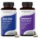 LifeSeasons Rest-ZZZ + Immuni-T Bundle Natural Sleep & Immune Support Fall Asleep & Stay Asleep Boost Immunity & Defend Against Cold & Flu Melatonin Chamomile 60 Capsules & 90 Capsules